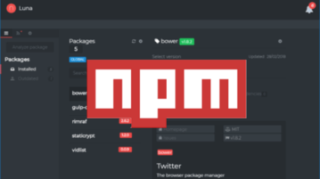 Free NPM Manager for Windows to Install, Uninstall, Update NPM Packages