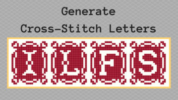4 Online Cross-Stitch Letter Generator Websites Free