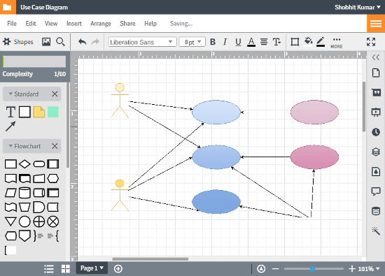 LucidChart: Use Case Diagram Online