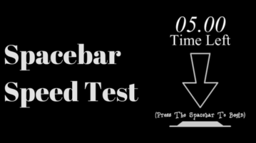 5 Online Spacebar Speed Test Websites Free