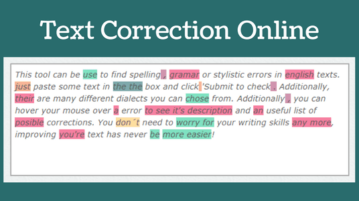 5 Online Text Correction Websites Free