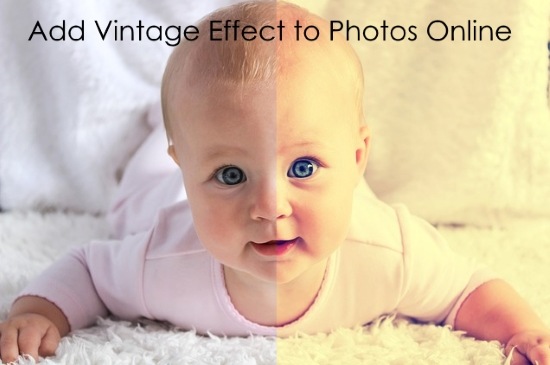 add vintage effect to photos