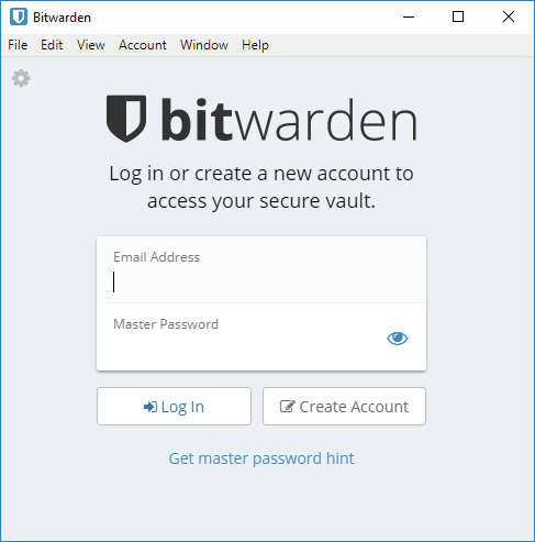 bitwarden login