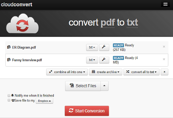  Convert PDF To TXT Online