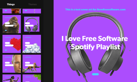 create cover art for spotify