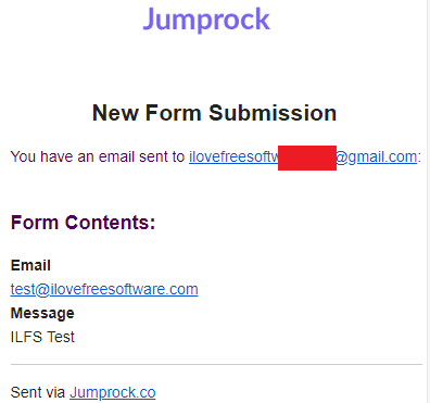 jumprock receive email in inbox