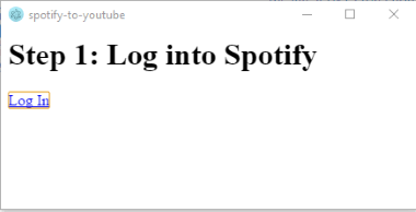 login to your spotify account