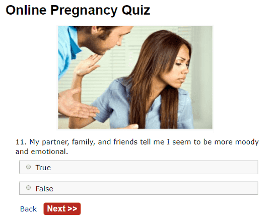 online pregnancy test