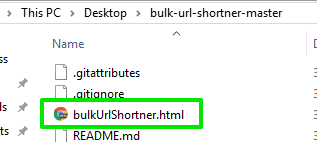 open bulkurlshortner.html file