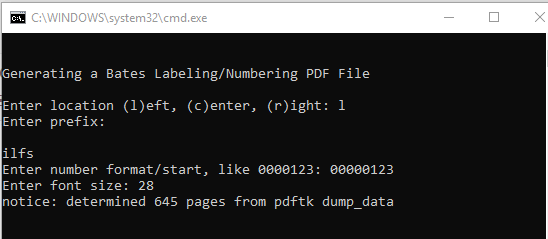 set location, prefix, numbrmat etc