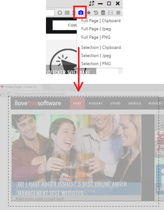 sushi browser screenshots