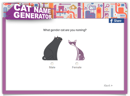 cat name generator