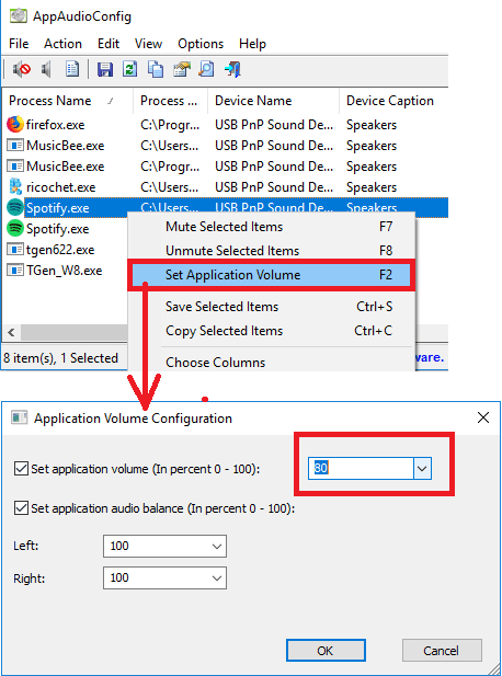 AppAudioConfig change volume