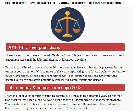 online zodiac predictions