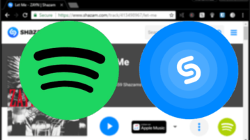 Play Shazams in Spotify from Browser