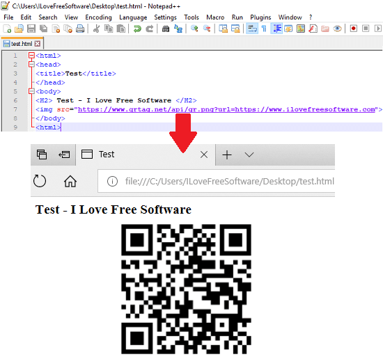 QR code API QRtag