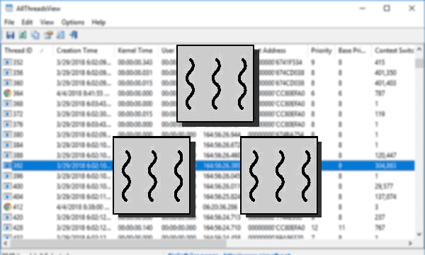 How To See All Running Threads From All Processes In Windows