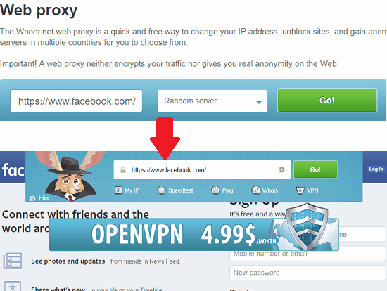 Whoer web proxy free online