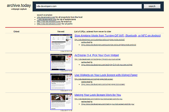 Internet Archive Wayback Machine Alternative: archive.fo