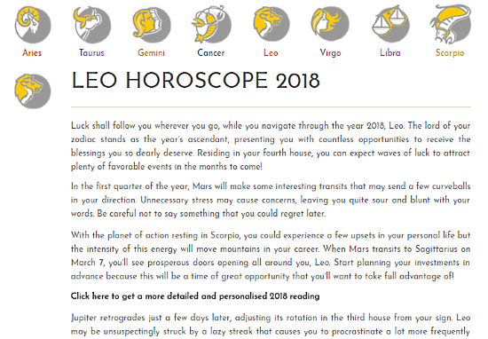 know your horoscope, zodiac predictions