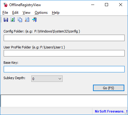 offlineregistryview interface