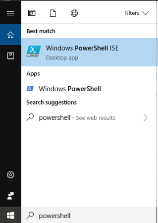 open powershell