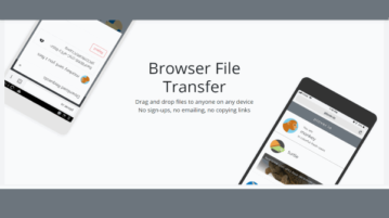 share files with any device on same network with drag n drop