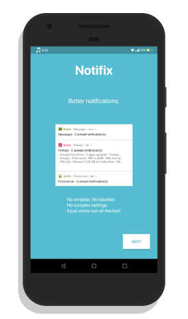 Notifix: Android notification manager
