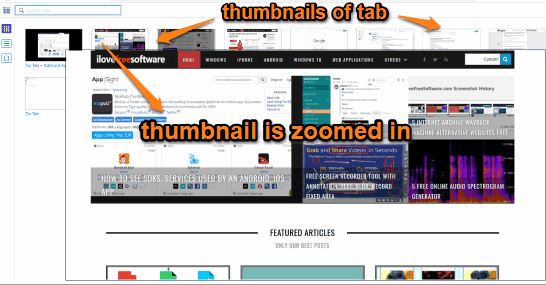 tab thumbnails visible