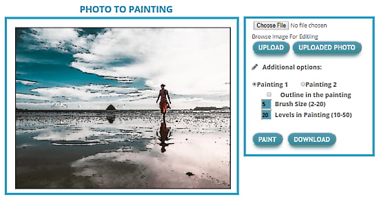 convert photo to painting online