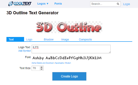 Online 3D Text Generator