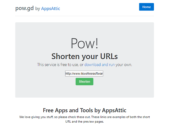 open source url shortener