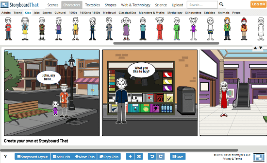 online comic creator for students
