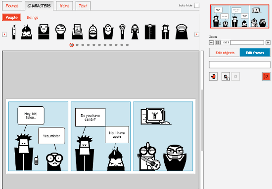 free online comic creator for students