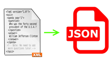 Free XML to JSON converter Software for Windows