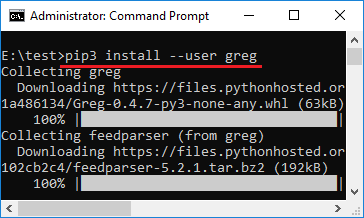 Greg install CLI