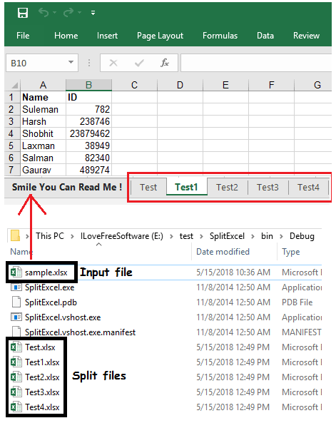 Split Sheets of Excel File with this Free Command Line Tool