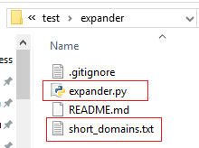 URL expander in directory