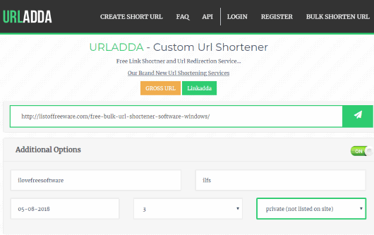 URLAdda- homepage
