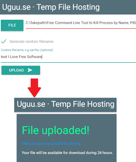 Uguu convert image to URL