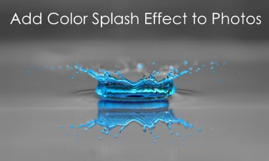add color splash effect