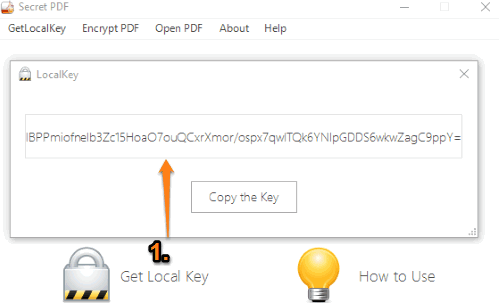 get local key