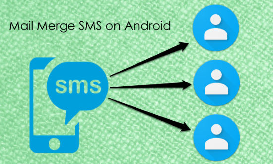 mail merge sms