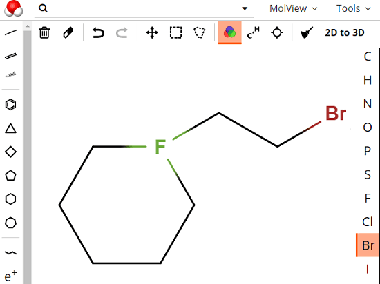 molview create custom structure