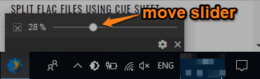 move brightness slider