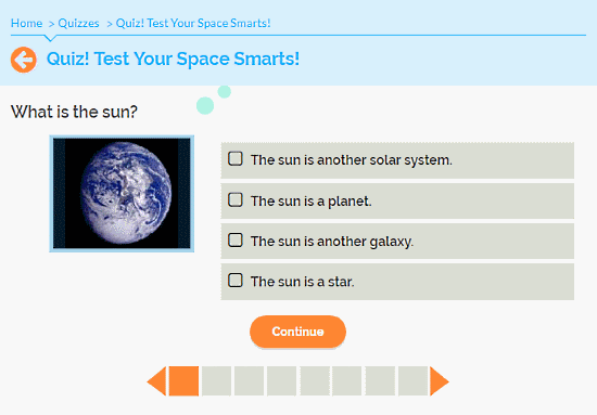 astronomy quiz for kids