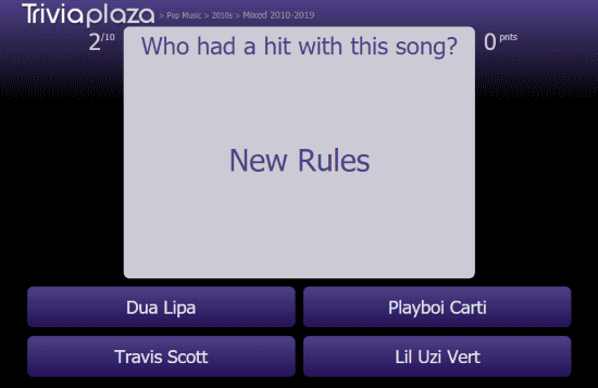 free pop music trivia quizzes