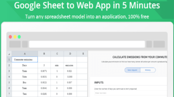 How to Create a Simple WebApp using Google Sheet