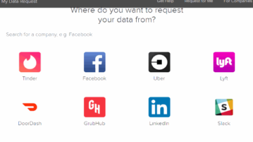 My Data Request website