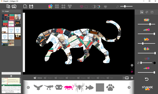 ShapeX free shape collage maker